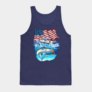 Fishermans Usa Proud America Tank Top